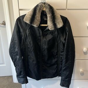 Women’s Etcetera black short coat/vest, size 8